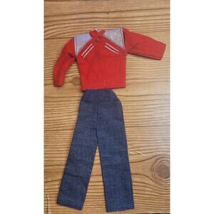 Ken Twice As Nice Reversible Fashions 1984 Vintage RED JACKET 9116 READ DESCRIPT